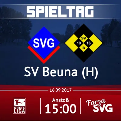 16.09.2017 SV Großgräfendorf vs. SV 1916 Beuna