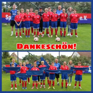 Neue Trikots für D1-Junioren
